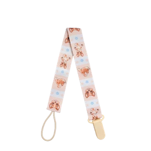 ODU Adult Pacifier Clip -  Heeler Pup - Peach - Picture 1 of 1
