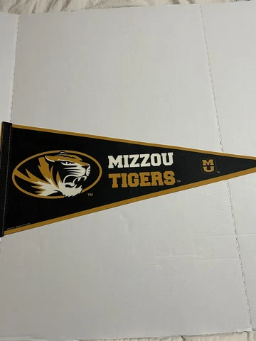 Mizzou Tigers 12x30 NCAA Pennant BANNER Flag UNIVERSITY OF MISSOURI COLUMBIA!!! Cover