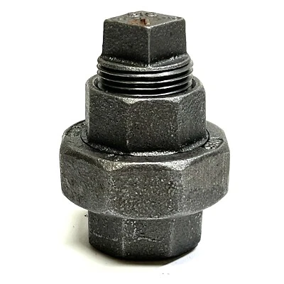 BIS NEW PIPE UN1ON 1” FEMALE NPT BLACK MALLEABLE IRON 150 - Image 1 of 4