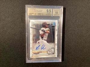 2020 BOWMAN CABIER EDWARDS CHROME 1st AUTO BGS 9.5/10 - Picture 1 of 2