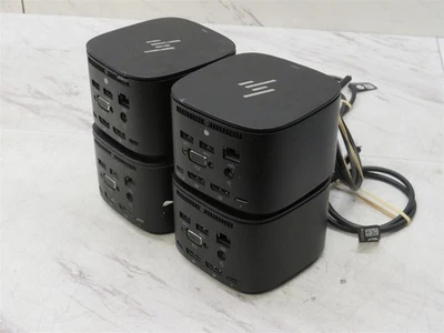Lote de 4 estaciones de acoplamiento HP Thunderbolt Dock HSN-IX01 G2 USB-C  Foto 1 de 4