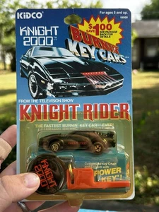 1982 Kidco Universal Studios Knight Rider Kitt 2000 Burnin’ Key Cars MOC New NOS - Picture 1 of 7