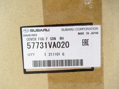 Genuine OEM Subaru 57731VA020 Passenger RH Fog Lamp Hole Cover Bezel 2015-17 WRX Foto 1 de 4