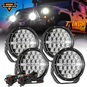 Luces de trabajo LED todoterreno AUXBEAM 4X 7" pulgadas Spot Pods IP68 para Jeep Grand Cherokee - Imagen 1 de 12