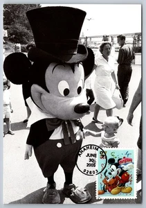 #3914 The Art of Disney Pluto and Mickey Mouse FDC Maxikarte - Bild 1 von 2