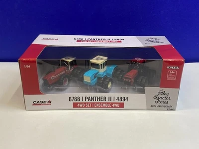 ERTL 1/64 TOY TRACTOR TIMES 40TH ANNIVERSARY 3 PACK 6788/PANTHER II/4894 - Image 1 of 4