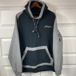 Phat Farm Hoodie Silhouette Vintage 90s Embroidered Hip Hop Pullover XL Extra L - Bild 1 von 9