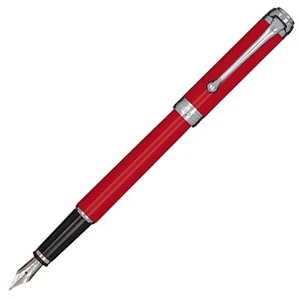 AURORA Fountain Pen TALENTUM YOUNG Red CT Inhalation Type Fine F D14-R-F - Picture 1 of 4