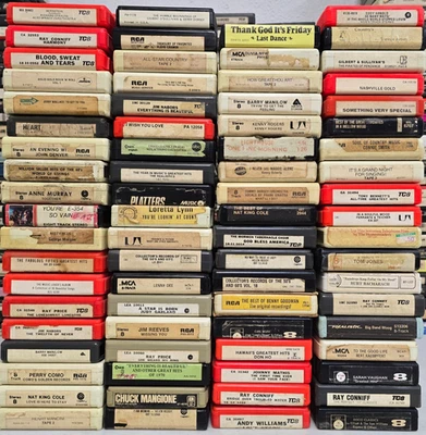 Lot of 75 Assorted 8-Tracks Pop Vocal Country - vtg 8 Track Tape Cartridge #206 - Image 1 of 4