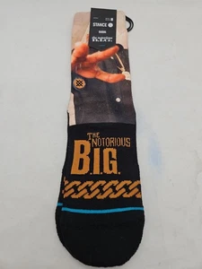 NEW STANCE Notorious BIG BIGGIE SMALLS King Of NY CREW SOCKS Medium 6-8.5 - Picture 1 of 3