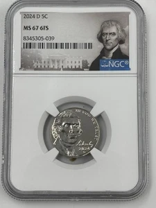2024 D Jefferson Nickel KEY DATE 5c NGC MS 67 6FS⭐READY 2 SHIP⭐LOW MINTAGE - Picture 1 of 2