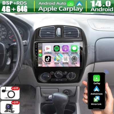 4+64G Android 14 Carplay Car Stereo Radio GPS For Mazda 323 BJ/Familia 1998-2004 - image 1 of 4