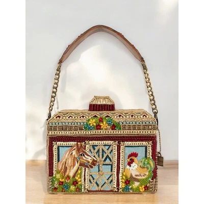 NWT Mary Frances Bag #S002-401 “Barnyard” Beaded Bag - Image 1 of 4