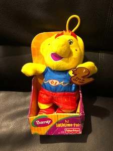 Barney baby BJ dinosaur Plush fisher price bath time pal soft toy new in box - Picture 1 of 2