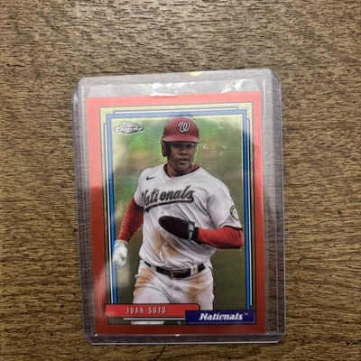 2021 Topps Update Series 1992 Topps Redux Juan Soto #T92-49 #/70 - Image 1 of 2