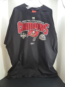 Vintage 2002 Super Bowl XXXVI Champions Tampa Bay Buccaneers T-Shirt Men’s XL - Picture 1 of 4