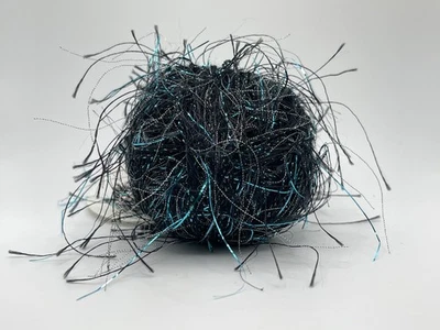 Hilo de pestañas de metal Trendsetter #105 azul, estaño, negro metálico 20 gr 77yds Foto 1 de 4