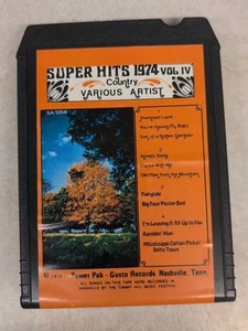 Super Hits 1974 Vol IV 4 Country (8-Track Tape) Tested! Elvis *Buy 2 Get 1 Free* - Picture 1 of 4