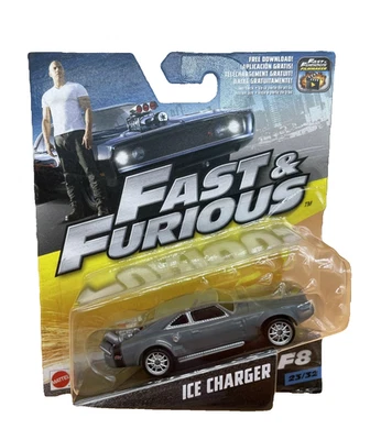 Fast & Furious Dodge Ice Charger 1:55 Mattel Diecast Car 23/32 Sealed MOC - Image 1 of 4