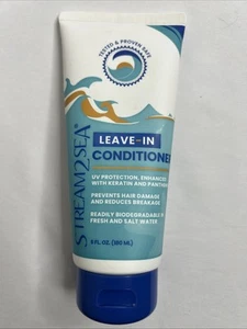  Reef Safe Leave-In Hair Conditioner Detangles & Replenish Hair - Stream2Sea 6oz - Picture 1 of 4