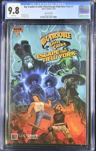 BIG TROUBLE IN LITTLE CHINA ESCAPE FROM NEW YORK BOOM COMICS 2016 LOOT CGC 9.68 - Picture 1 of 2