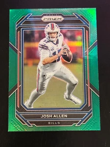 2022 Panini Prizm Green Josh Allen Buffalo Bills #29 - Picture 1 of 2
