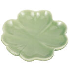 Four-leaf Clovers Ceramic Ring Dish St. Patricks Day Tray