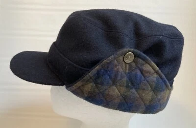 Sombrero de radar Sunday Afternoons Mountain Time con orejeras azul marino lana/franela M Foto 1 de 4