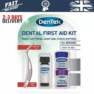 DenTek Kit di riempimento riparazione denti forti cavità dentale permanente, riparazione denti, - Foto 1 di 7