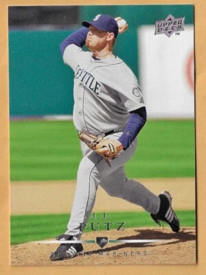 J.J. PUTZ SEATTLE MARINERS #133 - UPPER DECK NM-MT 2008 - Image 1 of 2