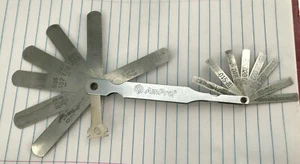  VTG AmPro Feeler Gauge Set 16 Blades Metric - Picture 1 of 4