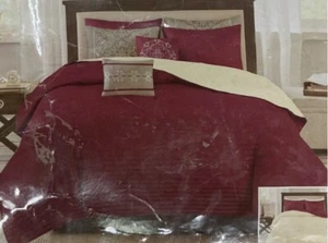 QUEEN BETTWÄSCHE-SETS EINE BETTDECKE, EINE TAGESDECKE, VIER BETTBEZÜGE, ZWEI DEKOKISSEN - Bild 1 von 8