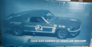 WELLY 1969 DAN GURNEY #2 TRANS AM MUSTANG 1/18 SCALE DIE CAST BLUE BOSS 302 - Imagen 1 de 14