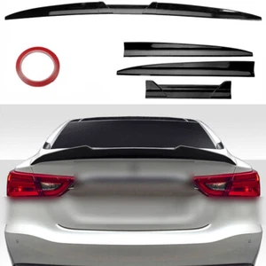 For Toyota for Camry SE LE Sedan 53" Rear Trunk Spoiler Lip Roof Wing Glossy Blk - Picture 1 of 11