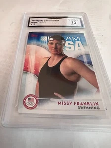 MISSY FRANKLIN NUOTO 2016 TOPPS USA OLYMPICS # 14 GRADO 10 L@@K - Foto 1 di 2