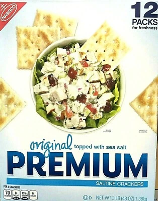 Nabisco Original Premium Saltine Crackers 12 packs 48 Oz  - Image 1 of 4
