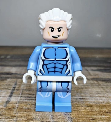 **NEW** 100% LEGO Quicksilver X-Men Marvel Minifigure - Image 1 of 3