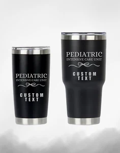 PICU NURSE | 20/30OZ | GRAVUR TUMBLER | INDIVIDUELL | KOSTENLOSE PERSONALISIERUNG - Bild 1 von 6