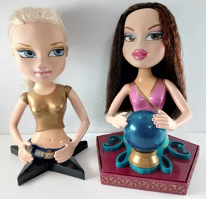 Bratz Genie Magic FORTUNE TELLER KATIA + Fashion Frenzy Chloe Styling Head READ! - Picture 1 of 22