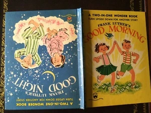 A Two-In-One Wonder Book,Frank Luther’s Good Night &Good Morning,1952 VG+++ - Picture 1 of 7
