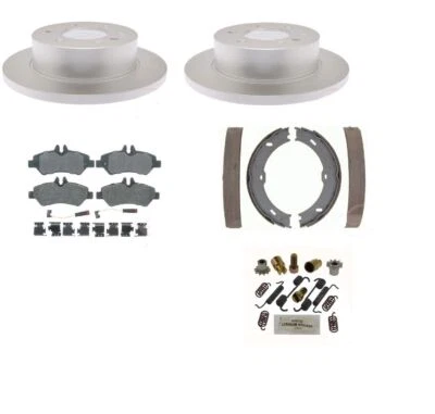 REAR Brake Pad Rotor E brake shoe hardware Fits 2007-2018 Sprinter 2500 3500 SRW - Image 1 of 4