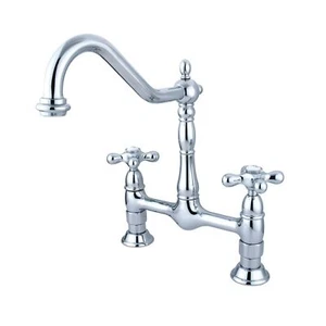 Kingston Brass Elements of Design ES1171AX New Orleans 2-Handle 8' Center Bri... - Picture 1 of 2
