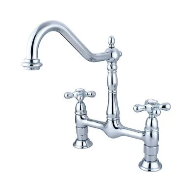 Kingston Brass Elements of Design ES1171AX New Orleans 2-Handle 8' Center Bri... - Image 1 of 2