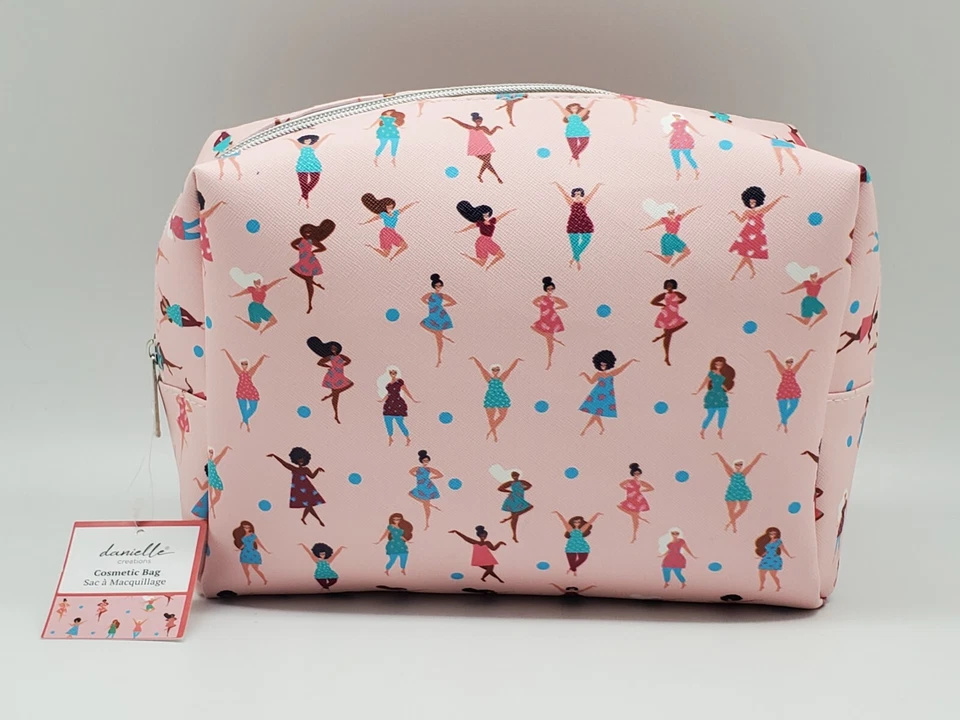 DIVERSIDAD Bolsa de Cosméticos de Viaje Estuche de Maquillaje Bolsa Organizador de Artículos de Aseo 9" x 7" x 3" Foto 1 de 3