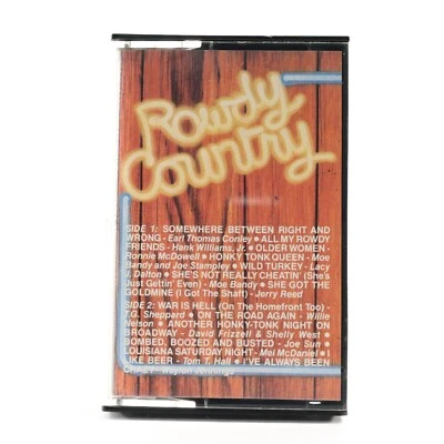 Rowdy Country, Various (Cassette Tape, 1983 K-Tel) PWU 3684 TESTED Willie Nelson - Image 1 of 4