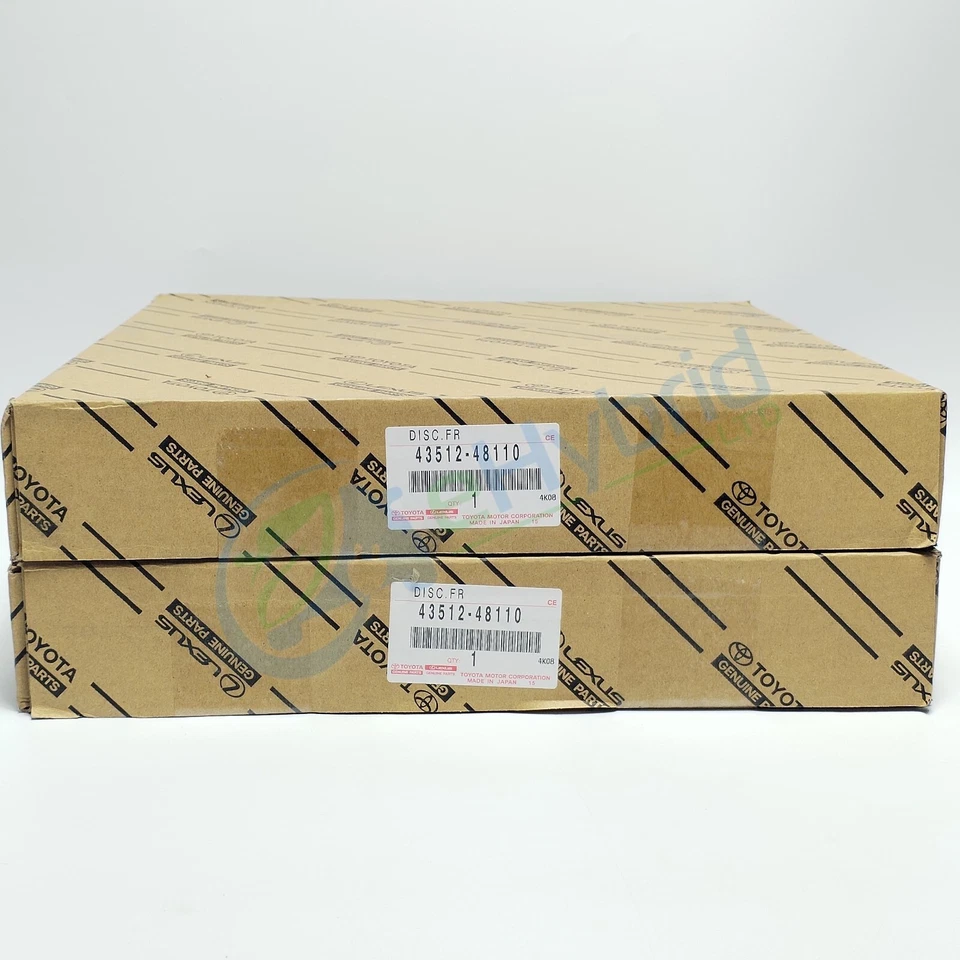 Discos de freno delanteros originales Lexus Rx450H 2015 a 2018 OEM 43512-48110 izquierda y derecha Foto 1 de 1