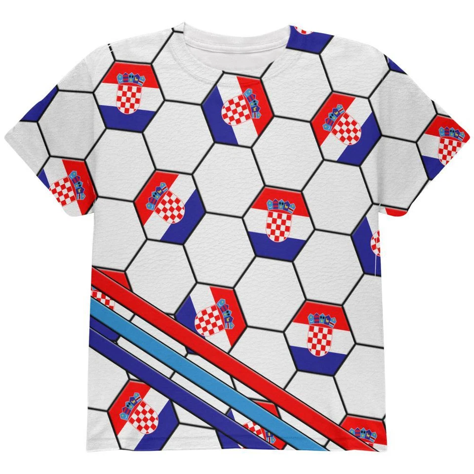 Camiseta Juvenil Copa Mundial Croacia Balón de Fútbol Foto 1 de 1