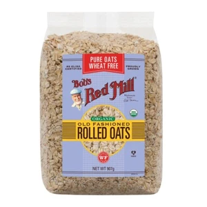 New Bob's Red Mill Organic Old Fashioned Rolled Oats 907g - Picture 1 of 4