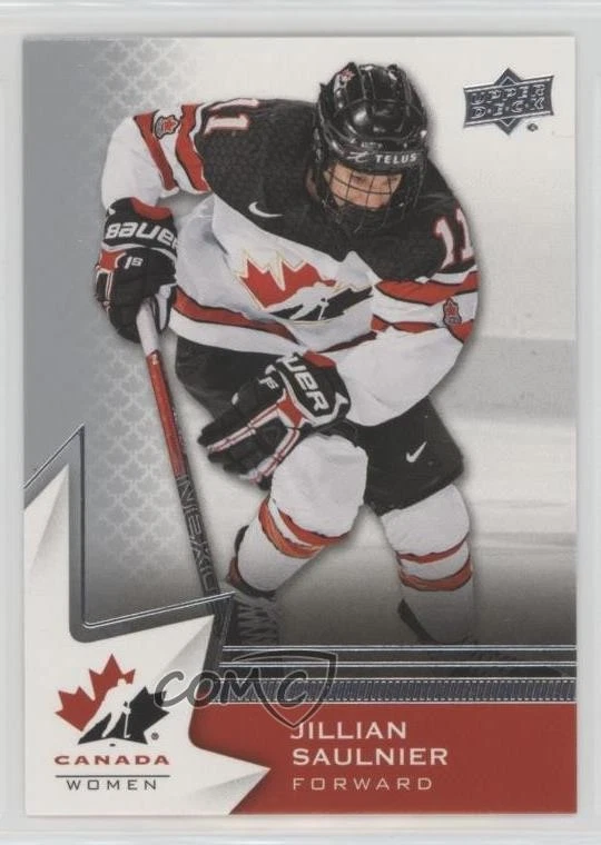 2020-21 Upper Deck Team Canada Juniors Women's WC Jillian Saulnier #54 - Image 1 of 2