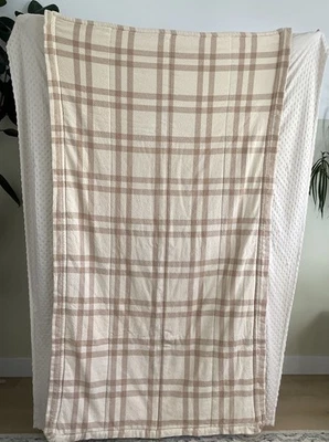 Beddys Bed Ease Zip Bedding Set Hamilton Twin Brown Plaid With Beige Minky - Image 1 of 4